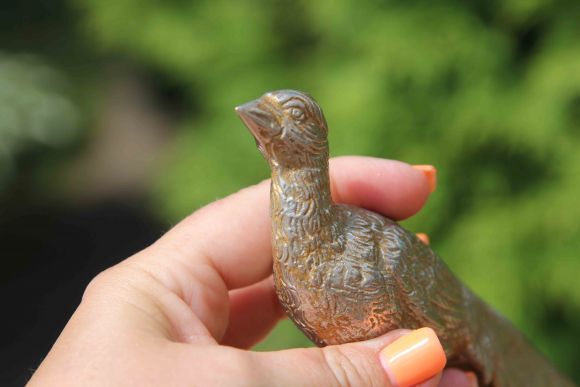 Антикварная статуэтка фазан. Европа. Начало 20 века