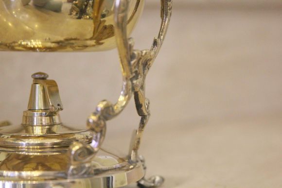 Старинная бульотка из латуни. Европа. Конец 19 века