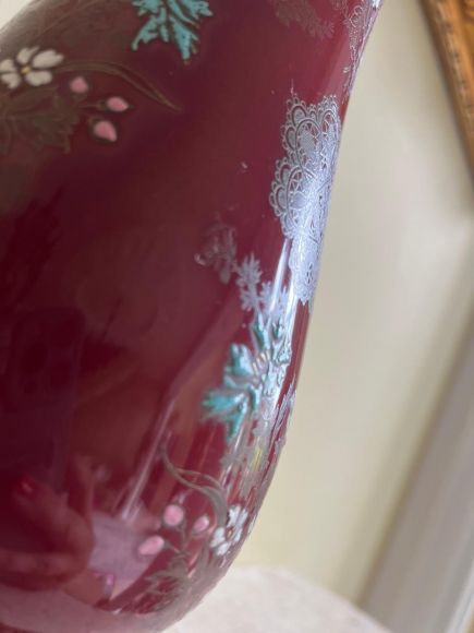 Каминный гарнитур - канделябры и ваза. Антик