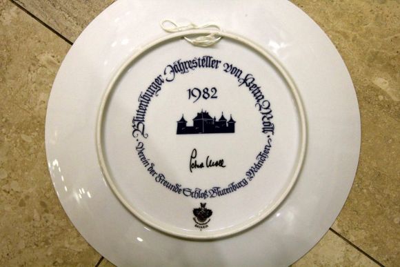 Винтажная декоративная тарелка. Европа. Начало 20 века