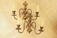 Пара замечательных винтажных бра на 2 свечи