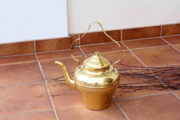 Кухонная Винатжная утварь - Чайник из латуни. Превосходное состояние