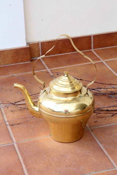Кухонная Винатжная утварь - Чайник из латуни. Превосходное состояние