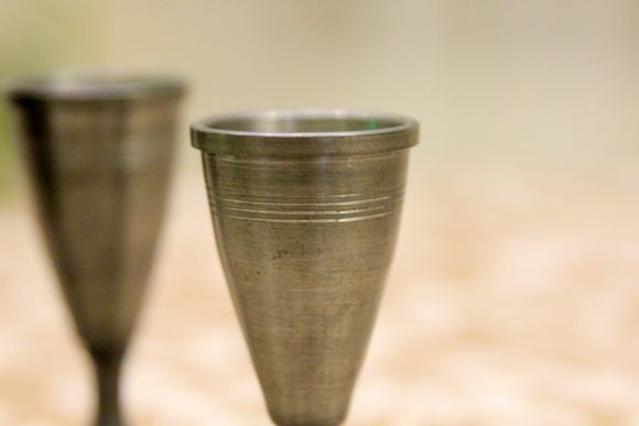 Волшебные рюмочки из олова. Винтаж