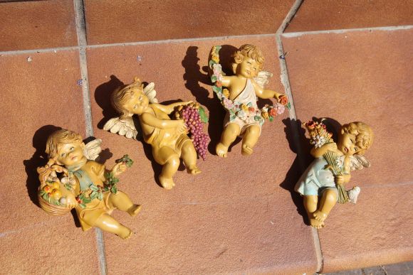 Маленькие старые ангелочки. Италия. Начало 20 века