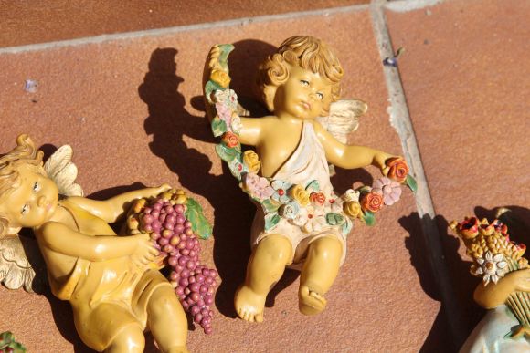 Маленькие старые ангелочки. Италия. Начало 20 века