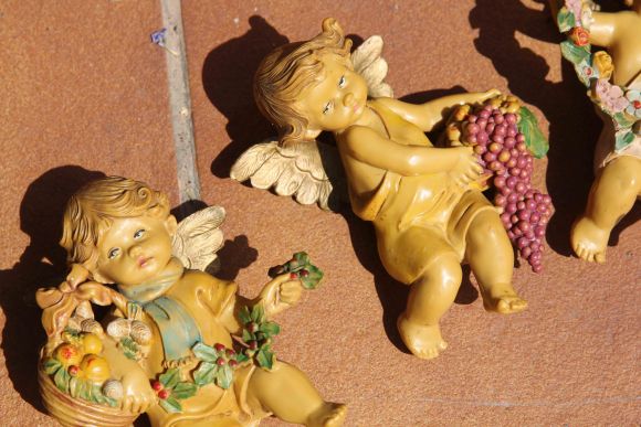 Маленькие старые ангелочки. Италия. Начало 20 века