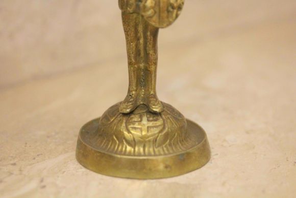 Оригинальные винтажные подсвечники "воин". Европа. Начало 20 века