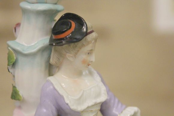 Парные канделябры Sitzendorf