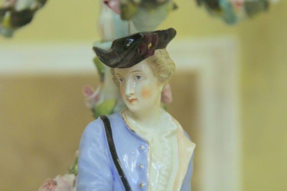 Парные канделябры Sitzendorf