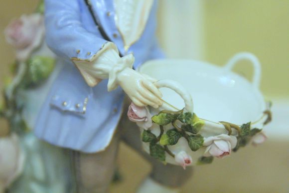 Парные канделябры Sitzendorf