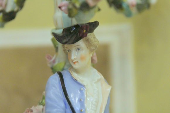 Парные канделябры Sitzendorf