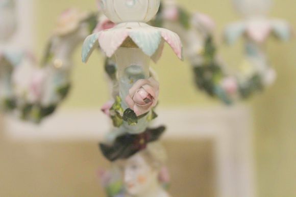 Парные канделябры Sitzendorf