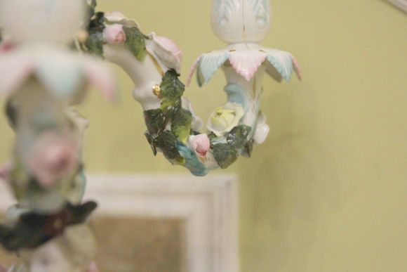 Парные канделябры Sitzendorf