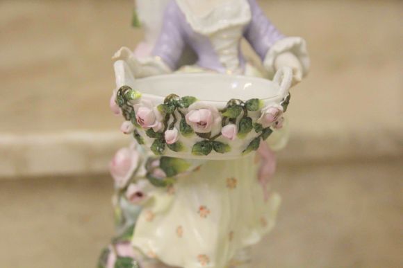 Парные канделябры Sitzendorf