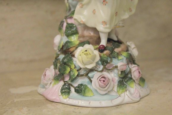 Парные канделябры Sitzendorf