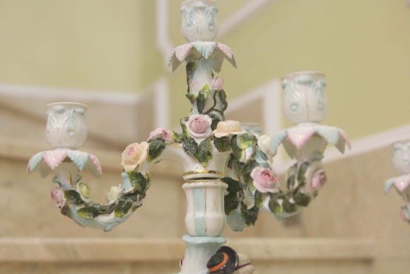 Парные канделябры Sitzendorf