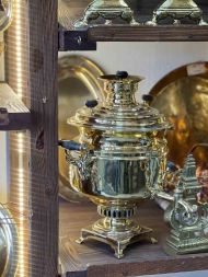 Самовар 19 века, Баташевы, медали. Фасон полуваза