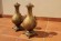 Антикварные вазы кубки из бронзы и золоченого фарфора