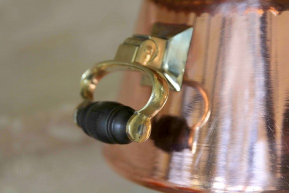 Очень редкий комбинированный самовар сложной конической формы