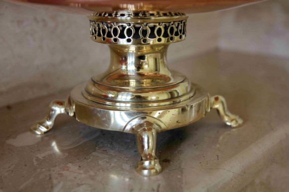 Очень редкий комбинированный самовар сложной конической формы