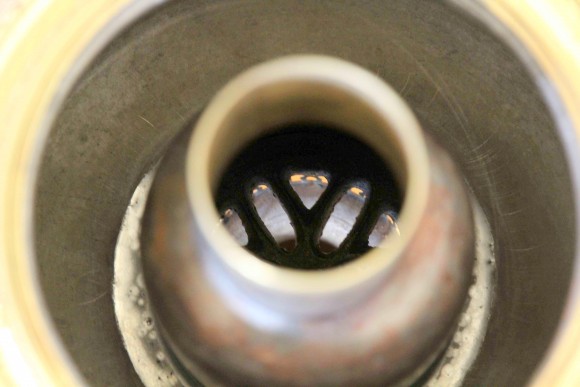 Очень редкий комбинированный самовар сложной конической формы