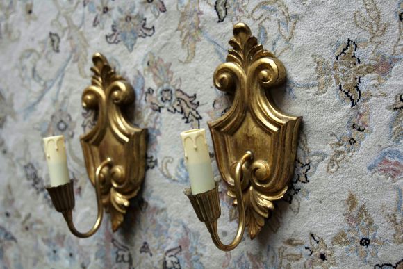 !!Замечательные бра в золоте