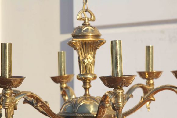 Винтажная тяжелая люстра