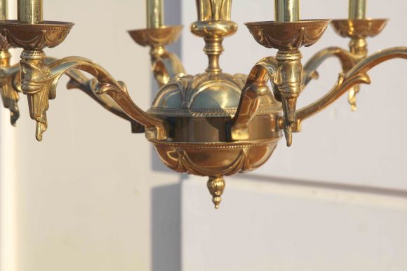 Винтажная тяжелая люстра