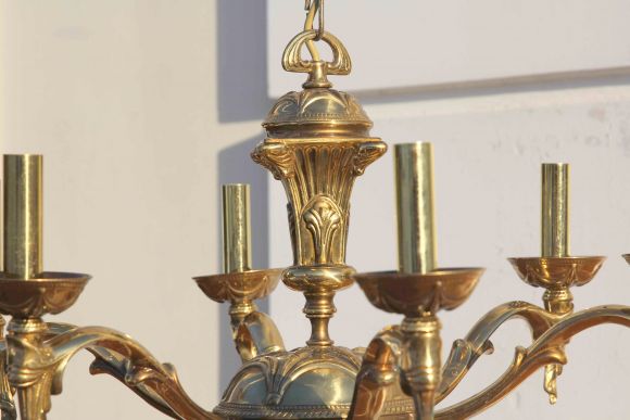 Винтажная тяжелая люстра