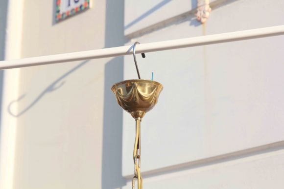 Винтажная тяжелая люстра