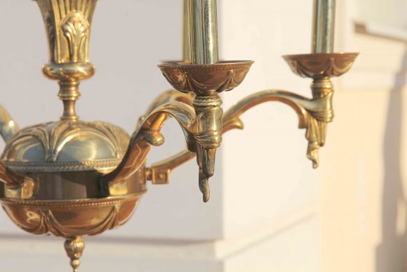 Винтажная тяжелая люстра