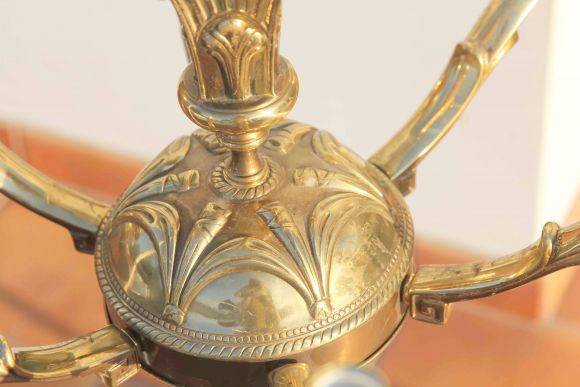 Винтажная тяжелая люстра