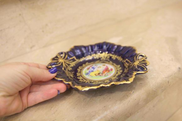 Нарядная Японская тарелочка. Европа. Середина 20 века