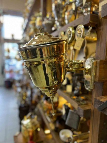 Латунный рукомойник начала 20 века