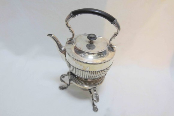 Старинная Французская серебренная бульотка