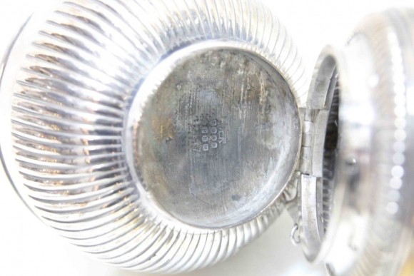 Старинная Французская серебренная бульотка