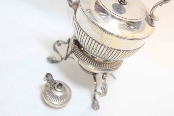 Старинная Французская серебренная бульотка