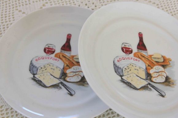 Стильная настенная, фарфоровая тарелка. Европа. Начало 20 века