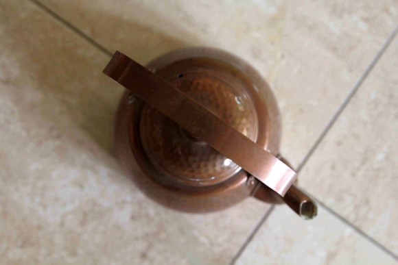 Медный чайник. Хорош для самовара. Финляндия. Винтаж. Чеканка