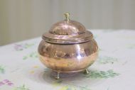 Медная винтажная баночка - сахарница