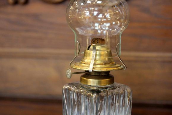 Винтажная керосиновая лампа. Европа. Начало 20 века