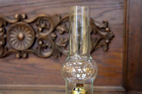 Винтажная керосиновая лампа. Европа. Начало 20 века