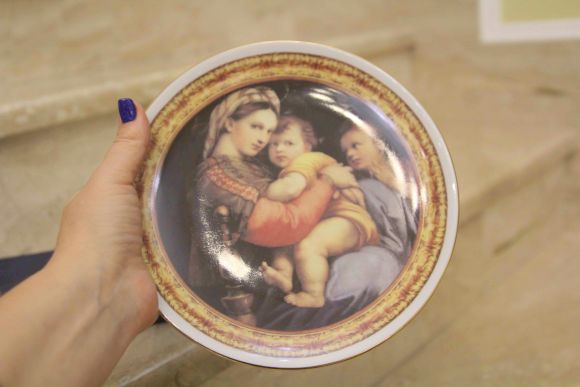 Симпатичная настенная тарелка. Европа. Середина 20 века