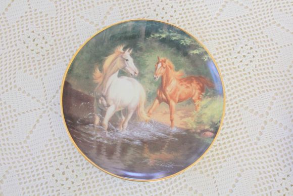 Коллекционная фарфоровая тарелка. Европа. Начало 20 века.