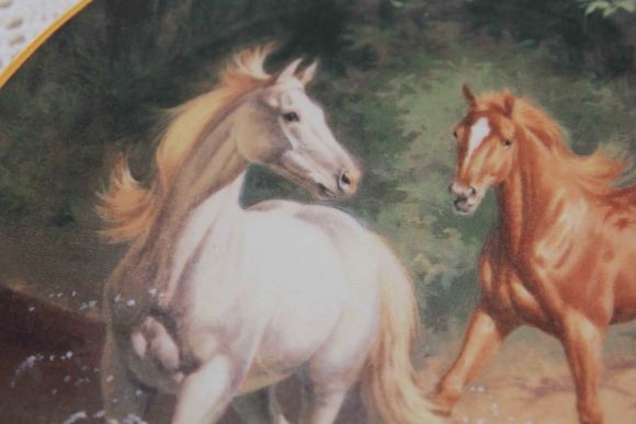 Коллекционная фарфоровая тарелка. Европа. Начало 20 века.