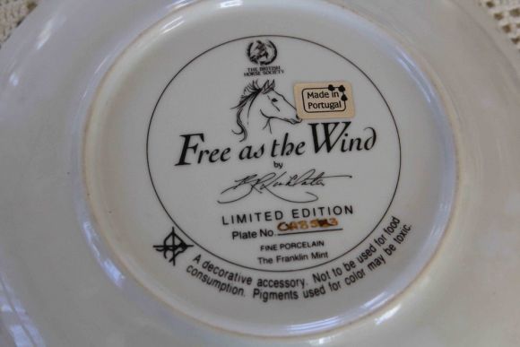 Коллекционная фарфоровая тарелка. Европа. Начало 20 века.