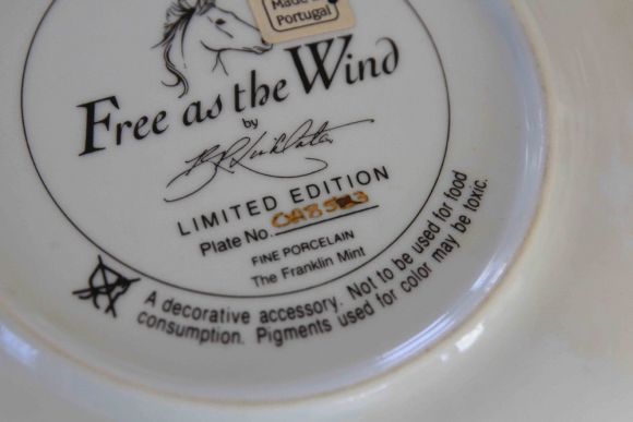 Коллекционная фарфоровая тарелка. Европа. Начало 20 века.