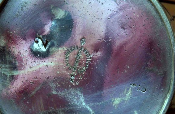 Изящный кофейник. Серебрение. B.BOHRMANN NACHFOLGER