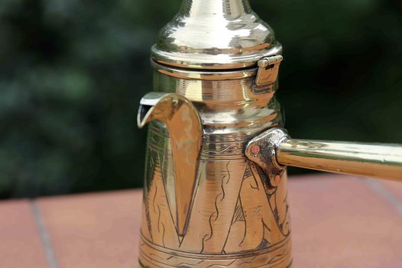 Необычная красивая антикварная турка. Европа. Начало 20 века